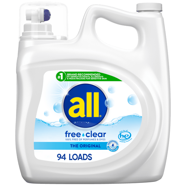 all Free Clear Liquid Laundry Detergent, Original (141 oz.,94 loads)