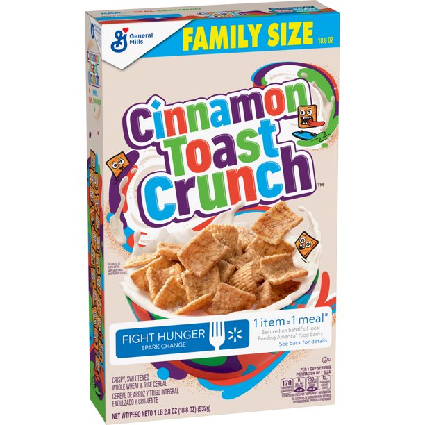 General Mills Cinnamon Toast Crunch, (18.8oz)