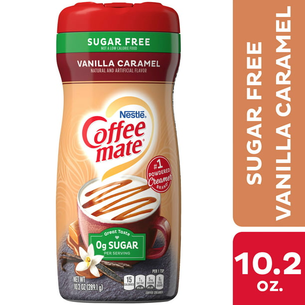 Nestle Coffee-mate Powdered Creamer, Vanilla Caramel Sugar Free (10.2oz.)