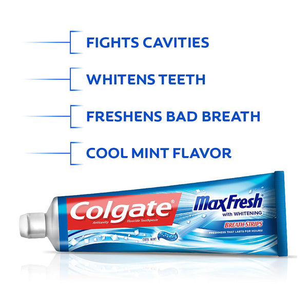 Colgate MaxFresh Toothpaste, Cool Mint (7.6 oz., 5pk.)
