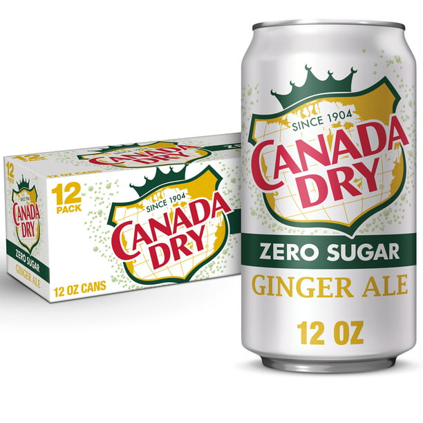Canada Dry Zero Sugar Ginger Ale, (12pk.)