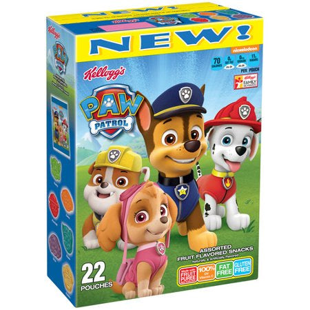 Kellogg's Character Fruity Snacks, 22 Pouches
