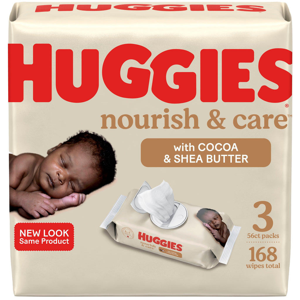Huggies Nourish & Care Scented Baby Wipes (168 ct.)