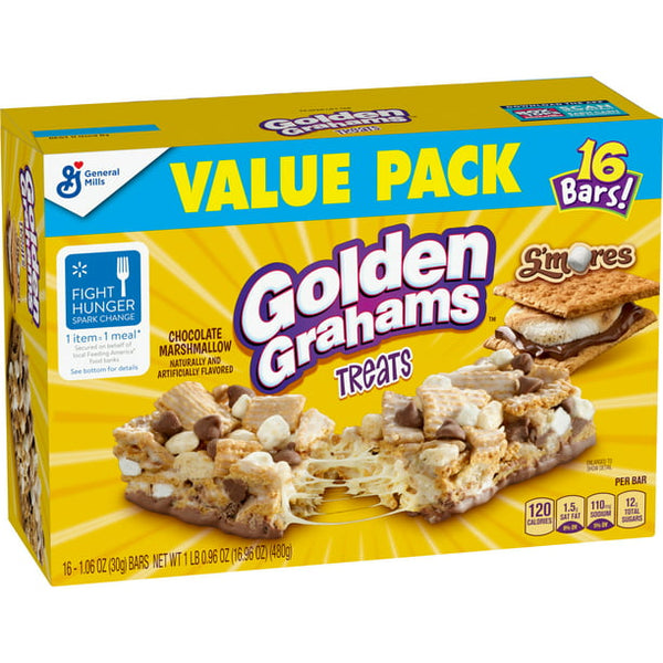 Golden Grahams Breakfast Cereal Treat Bars, (16ct.)