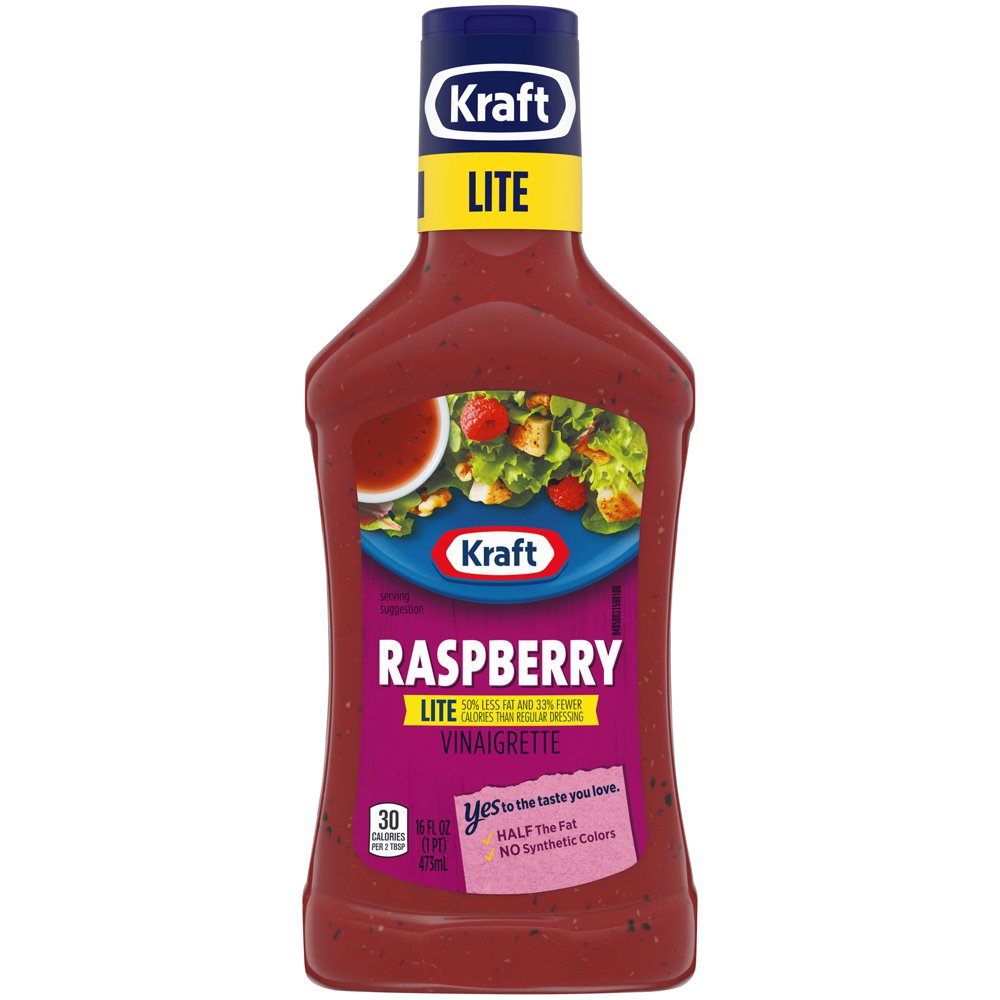 Kraft Raspberry Vinaigrette Lite Dressing, (16 fl.oz.)