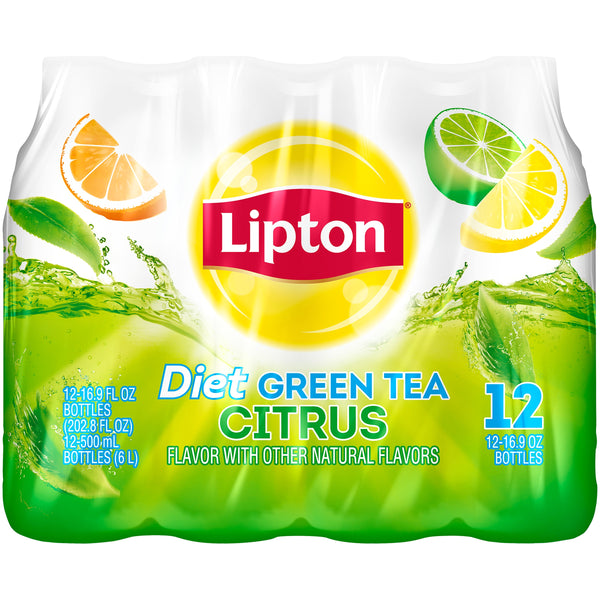 Lipton Diet Green Tea Citrus Iced Tea (12 pk., 16.9 floz.)