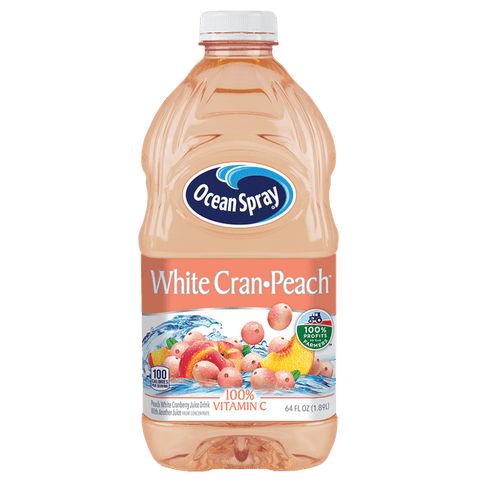 Ocean Spray Juice, White Cran-Peach (64oz.)