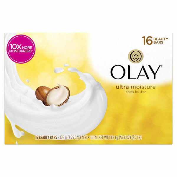 Olay Ultra Moisture with Shea Butter Beauty Bars (3.75oz., 16bars)