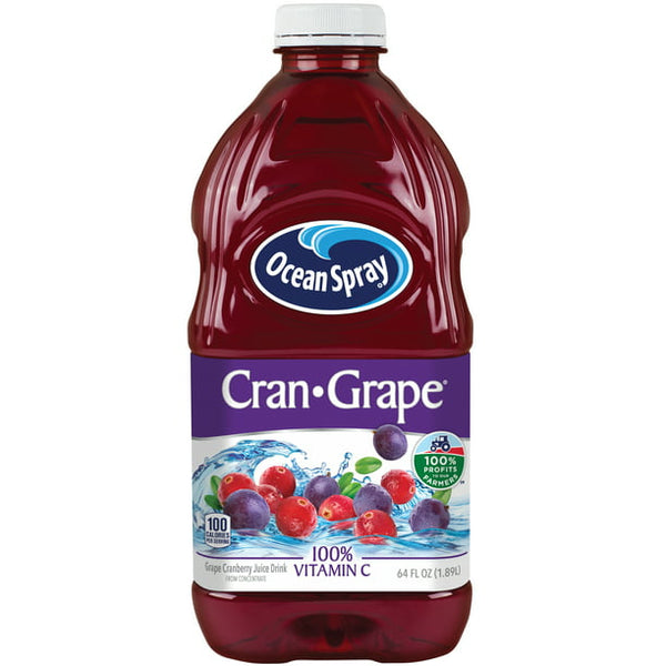 Ocean Spray Juice, Cran-Grape (64oz.)