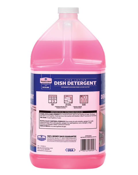 Member's Mark Commercial Pink Lotion Dish Detergent (1 gal.)