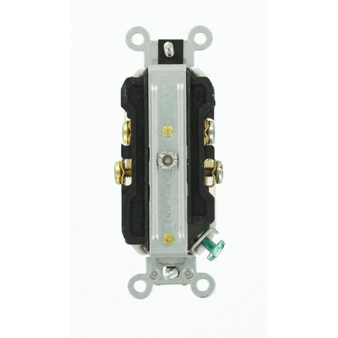 Leviton 20 Amp Commercial Grade Duplex Outlet, White (10-Pack)