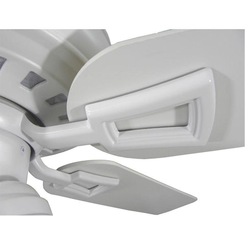 Hampton Bay Lyndhurst 52” Ceiling Fan w/ Light Kit (Matte White)