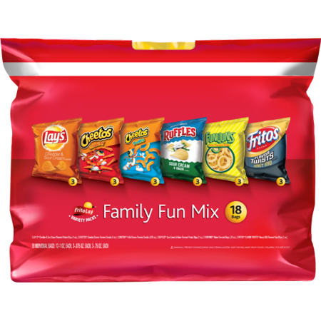 Frito-Lay Family Fun Mix Variety Pack (18ct.)