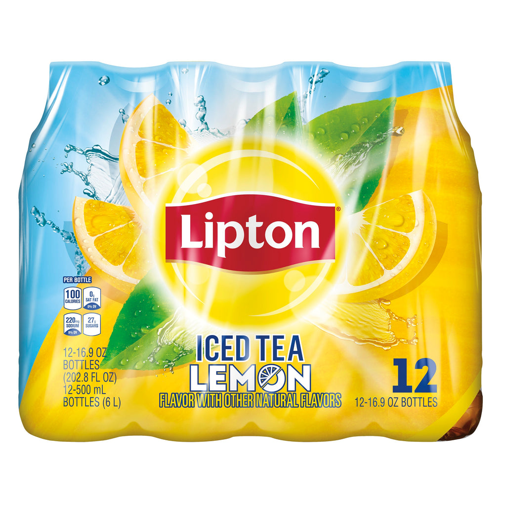 Lipton Iced Tea, Lemon (12 pk., 16.9 floz.)