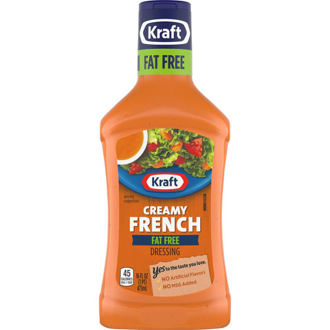 Kraft Creamy French Fat-Free Dressing, (16 fl.oz.)