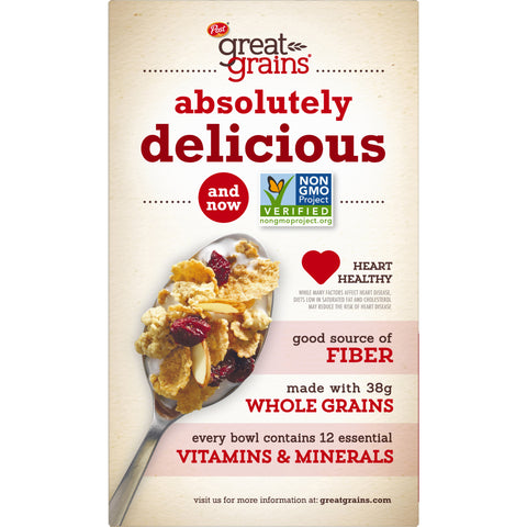Post Great Grains Cereal, Cranberry Almond Crunch (17 oz.)