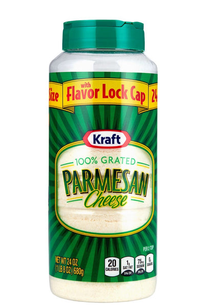 Kraft 100% Grated Parmesan Cheese, (24oz.)