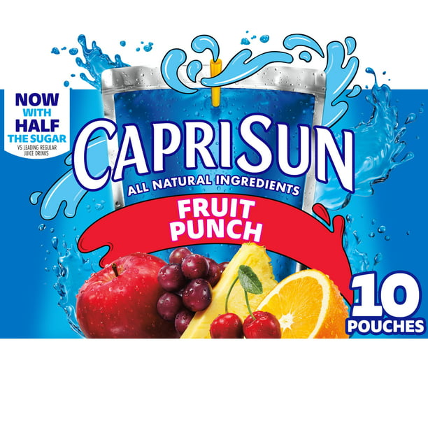 Caprisun Fruit Punch Juice, (10/6oz.)