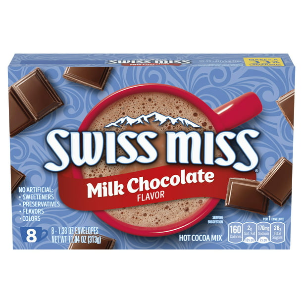 Swiss Miss Chocolate Hot Cocoa Mix Packets, (8 ct.)