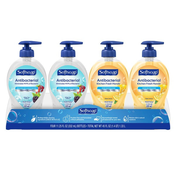 Softsoap Hand Soap Variety, (4ct., 11.25fl.oz.)
