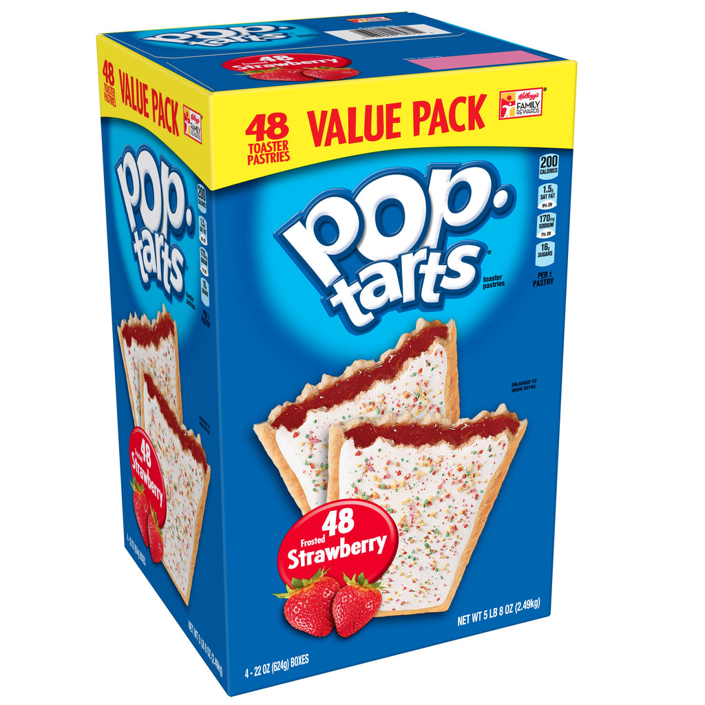 Kellogg's Pop Tarts, Frosted Strawberry (48ct.)