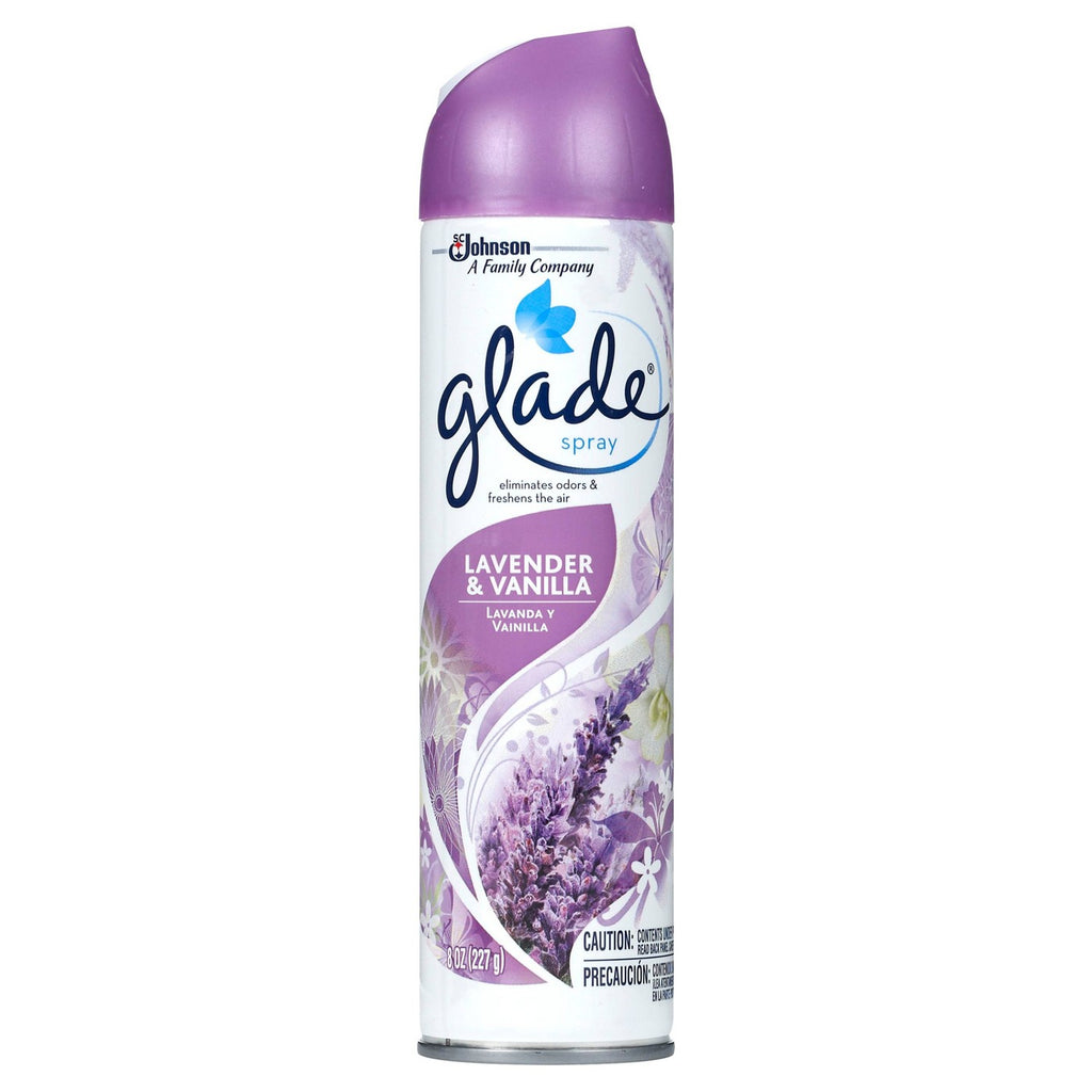 Glade Lavender & Vanilla Air Freshener Spray, (8 oz)