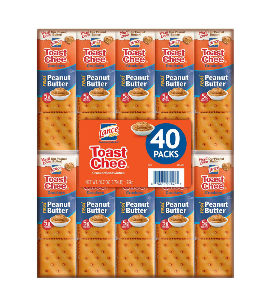 Lance ToastChee Peanut Butter Crackers (40 ct.)