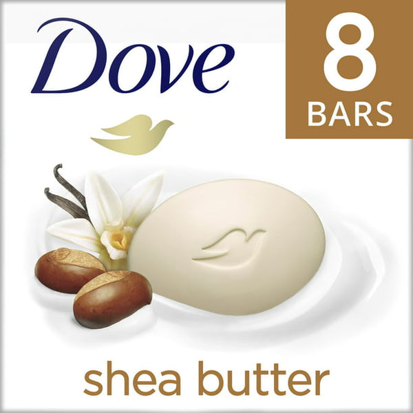 Dove Beauty Bar, Shea Butter (8/3.75oz.)