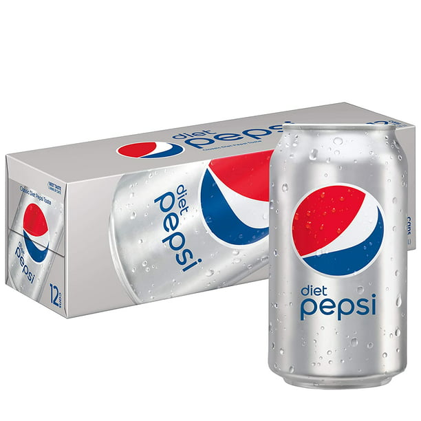Diet Pepsi Cola Soda Pop, (12pk.)