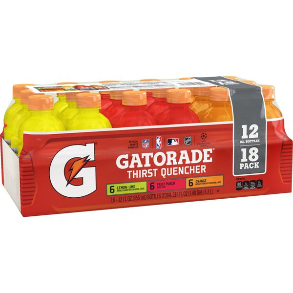 Gatorade Core Variety Pack, (18/12oz.)