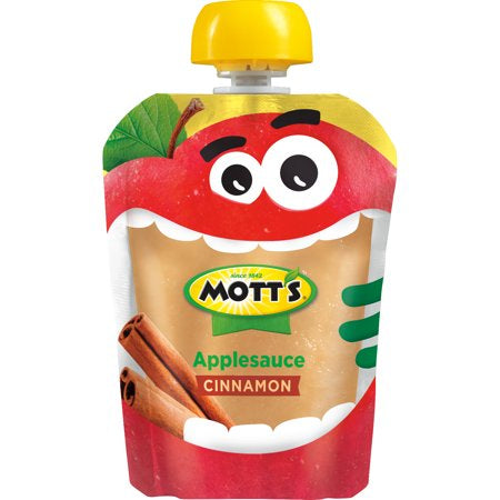 Mott's Applesauce Pouches, Cinnamon (12ct., 3.2oz)