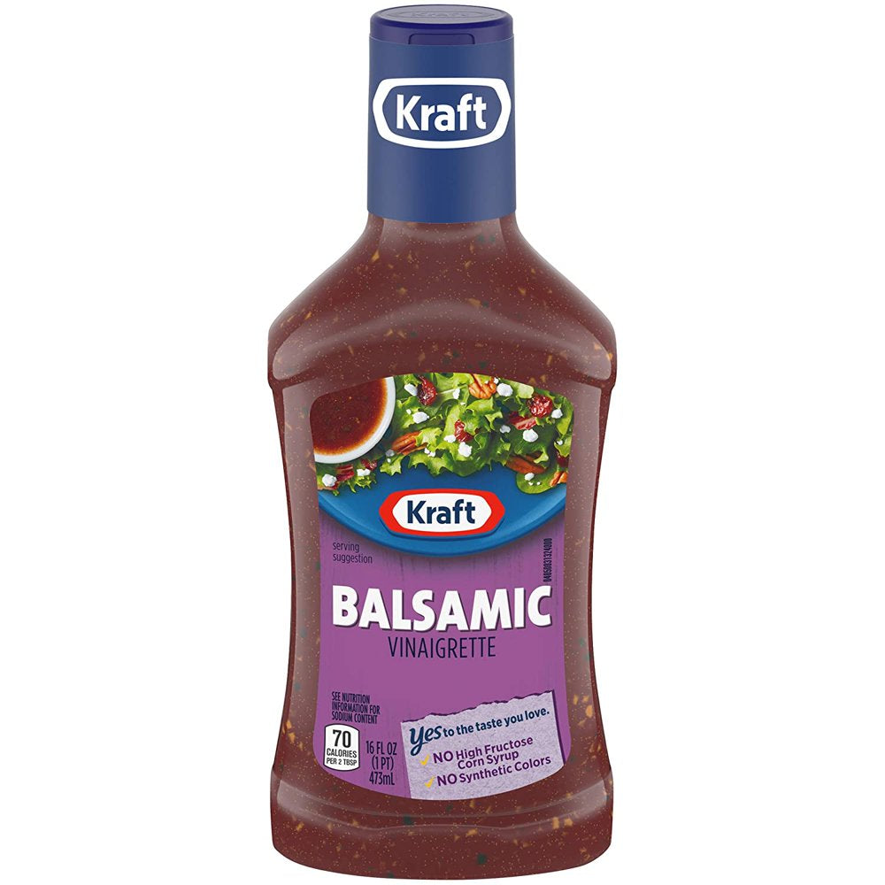 Kraft Balsamic Vinaigrette Dressing, (16 fl.oz.)