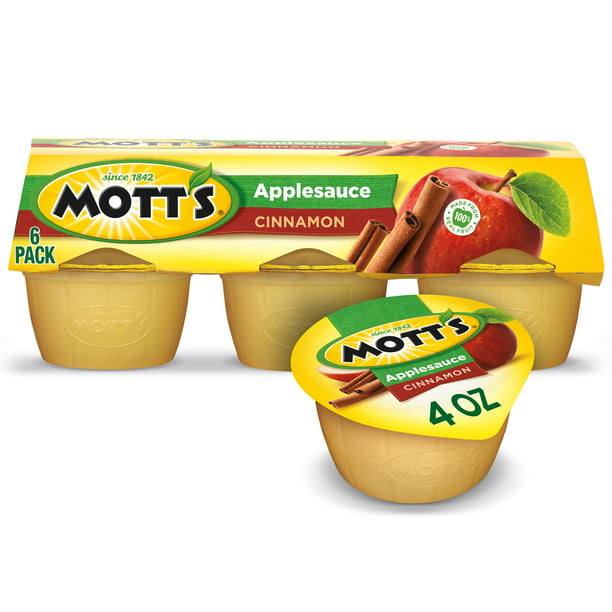 Mott's Applesauce, Cinnamon (6ct., 4oz.)