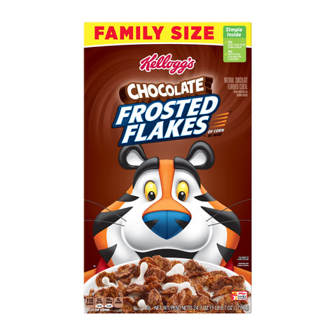 Kellogg's Chocolate Frosted Flakes, Family Size (24.7oz.)