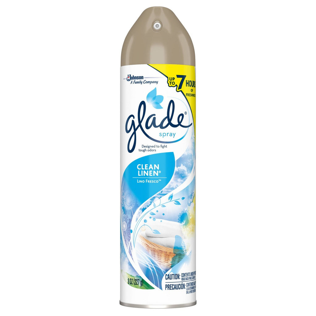 Glade Clean Linen Air Freshener Spray, (8 oz)