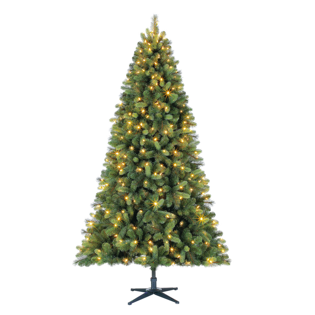 Holiday Time Pre-Lit 7.5' Norwich Spruce Christmas Tree, Color Changing-Lights