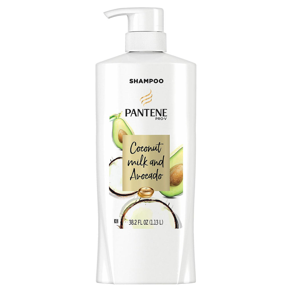 Pantene Pro-V Coconut Milk and Avocado Moisturizing Shampoo, (Coconut Milk and Avocado Moisturizing Shampoo, (38.2fl.oz.)