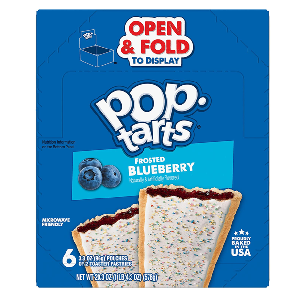 Kellogg's Pop Tarts, Frosted Blueberry (6ct.)