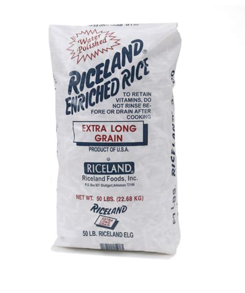 Riceland Enriched Extra Long Grain Rice, 50lb
