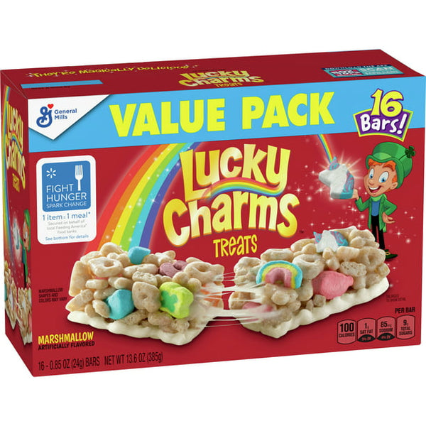 Lucky Charms Breakfast Cereal Treat Bars, (16ct.)