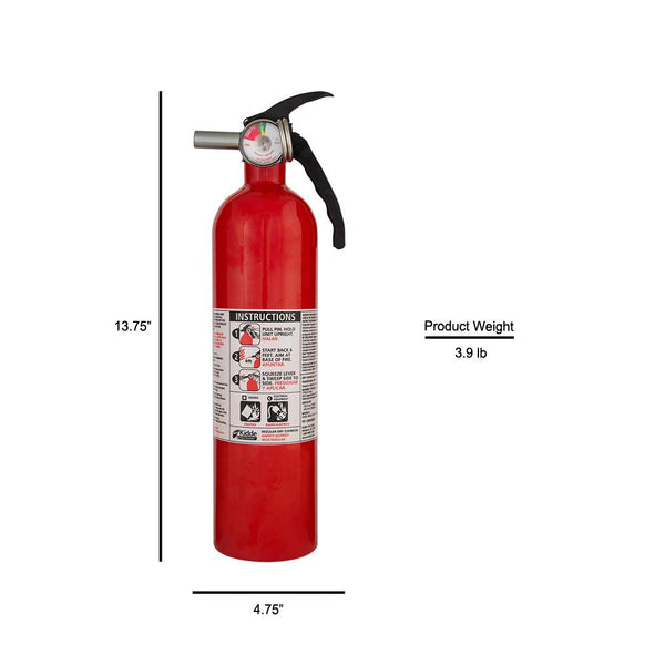 Kidde 1-A:10-B:C Recreational Fire Extinguisher