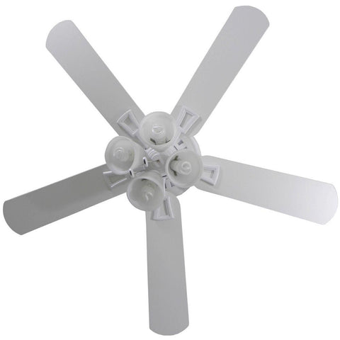 Hampton Bay Lyndhurst 52” Ceiling Fan w/ Light Kit (Matte White)
