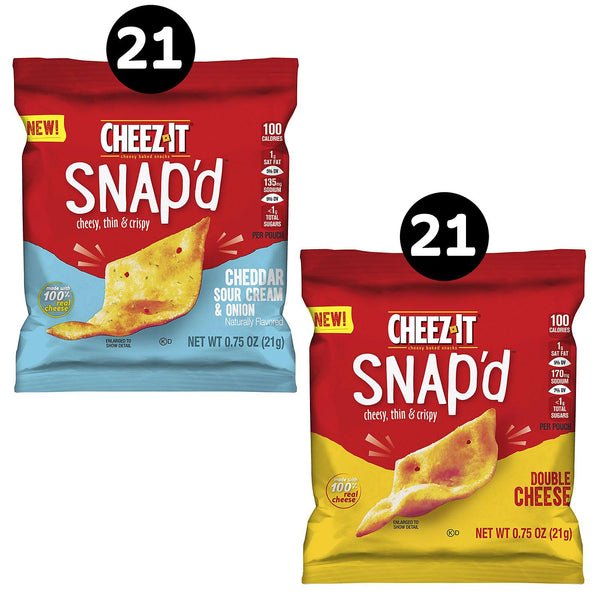 Cheez-It Snap'd, Variety Pack (0.75 oz., 42 pk.)