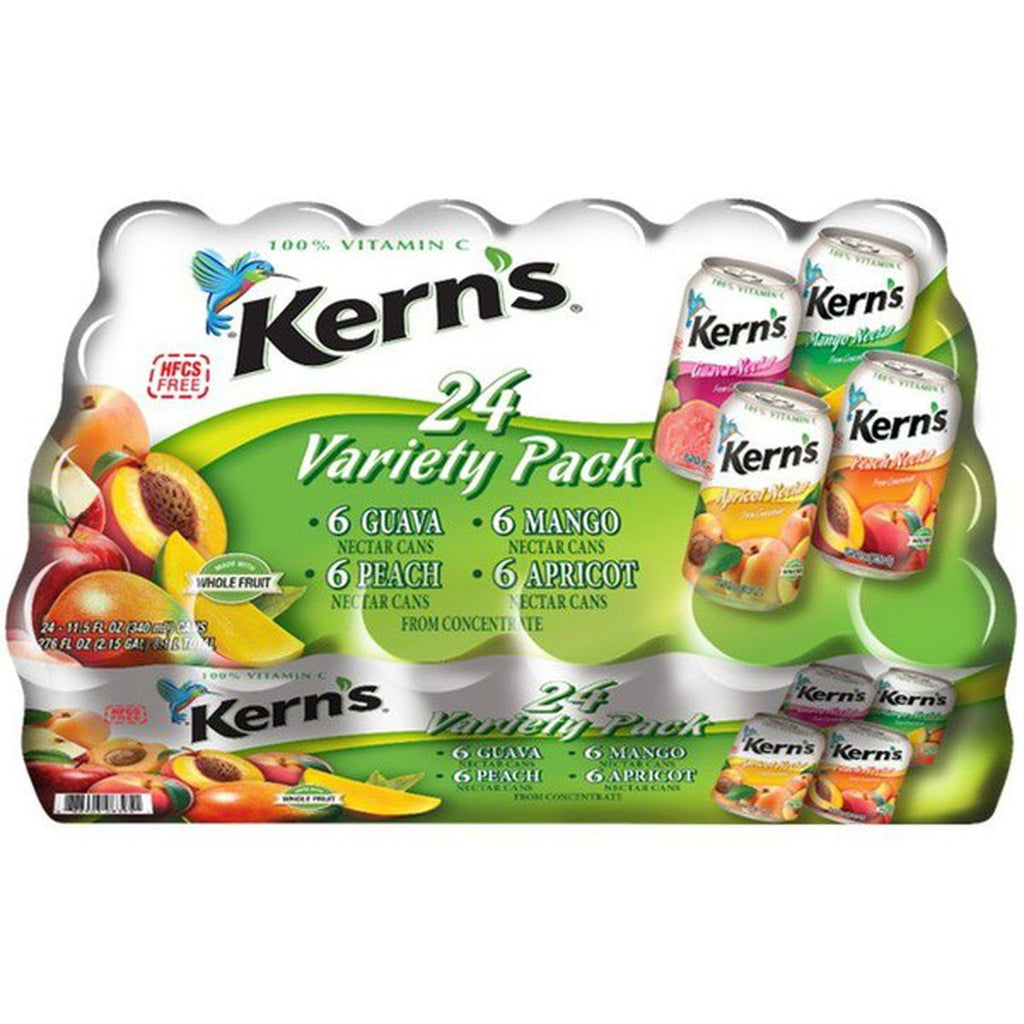 Kerns Variety Nectar Juice, (24/11.5oz)