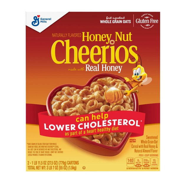 General Mills Honey Nut Cheerios (2/27oz.)
