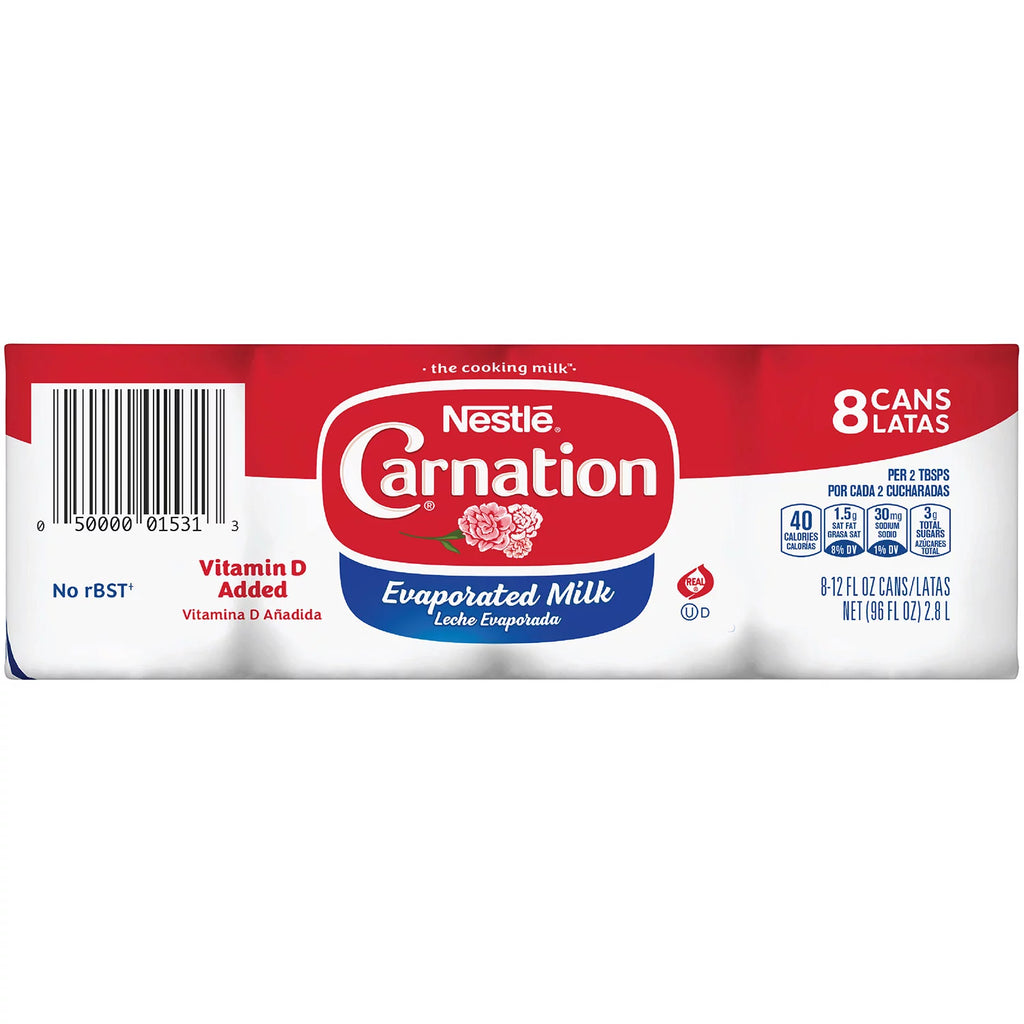 Nestle Carnation Evaporated Milk (12 oz. cans, 8 pk.)