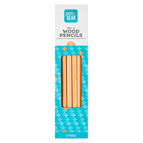 Pen + Gear No. 2 Wood Pencils, Unsharpened, (12ct.)