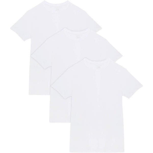 Fruit of the Loom Tall Men's Collection White Crews Extended Size, (3-Pack)
