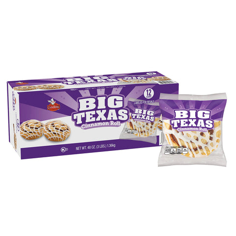 Cloverhill Big Texas Cinnamon Roll (12ct./4oz.)