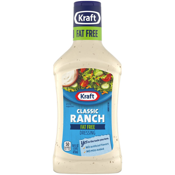 Kraft Classic Ranch Fat-Free Dressing, (16 fl.oz.)